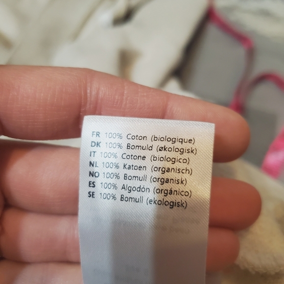 Samsoe Samsoe "Elli polo" long sleeve sweater. Heathered grey and cream. Size S. - Picture 9 of 12